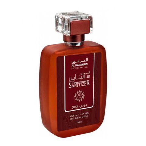 عطر الحرمين بيرفيومز عودي سنيتايزر